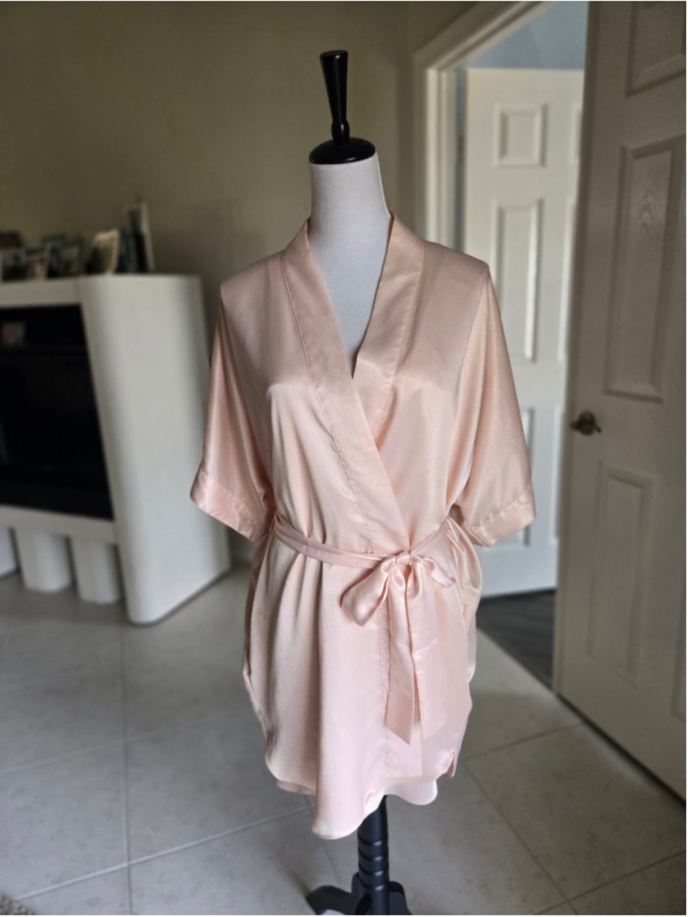 Coquette Aesthetic Vintage Laura Adams Liquid Satin Nightgown & Robe M